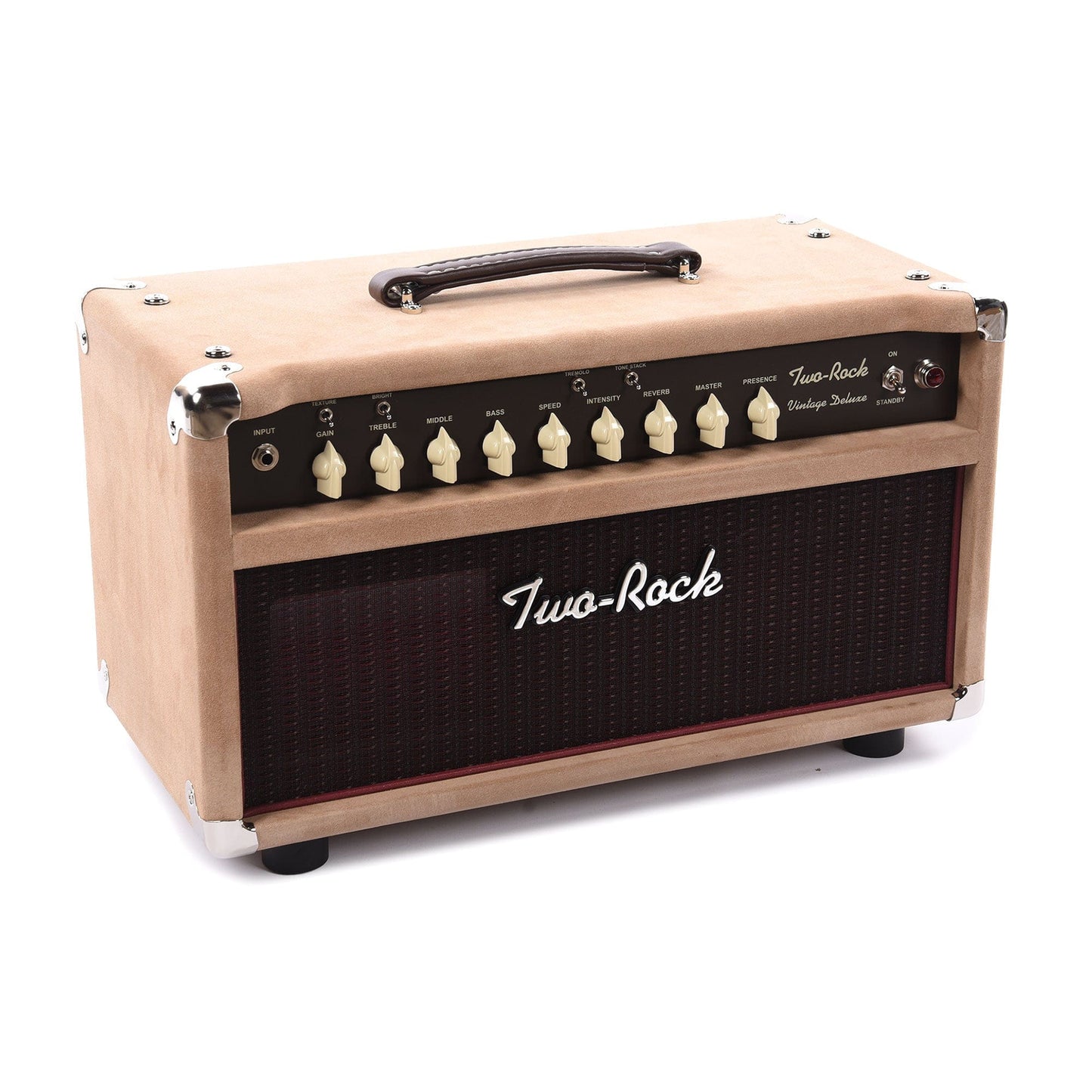 Two Rock Vintage Deluxe 40w Head Dogwood Suede w/ Oxblood Cloth Amps / Guitar Heads