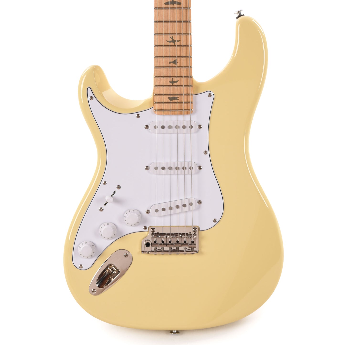 PRS SE Silver Sky Maple LEFTY Moon White