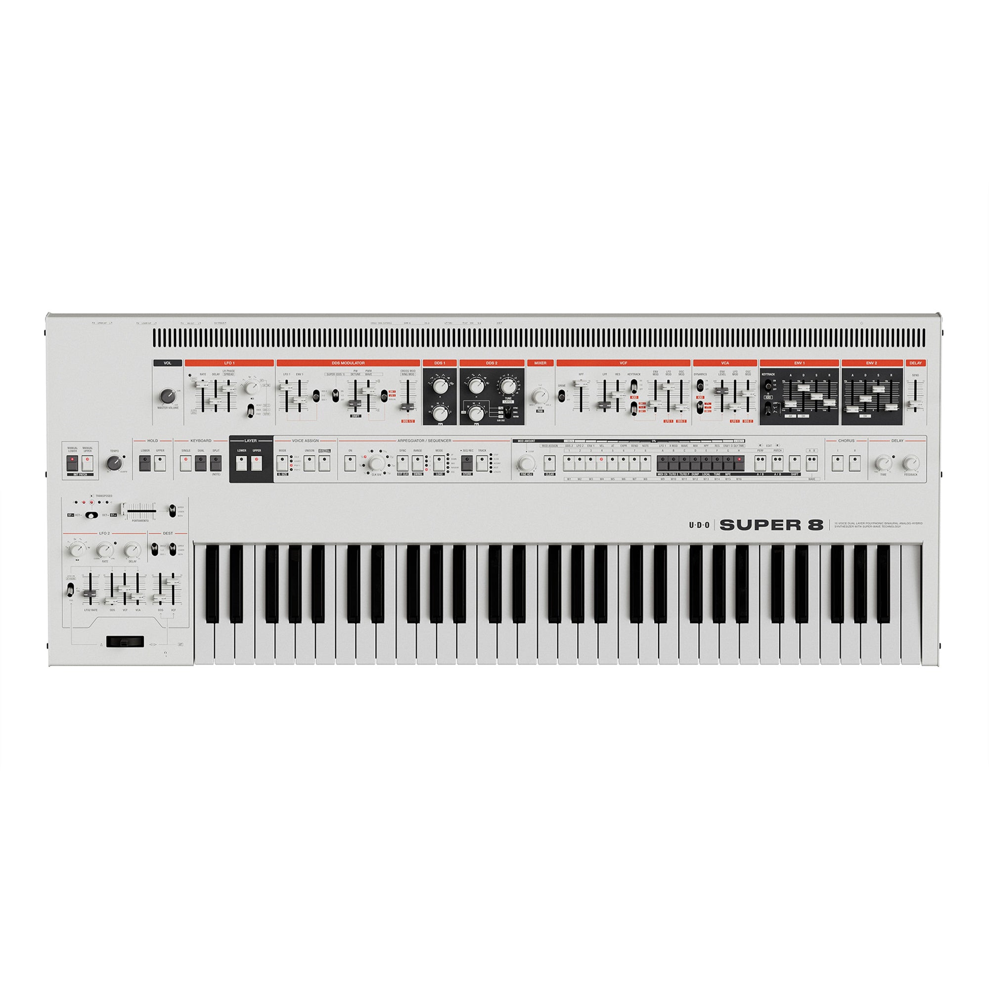 UDO Super 8 16-voice Polyphonic Bi-Timbral Analog-Hybrid Synthesizer Keyboards and Synths / Synths / Analog Synths