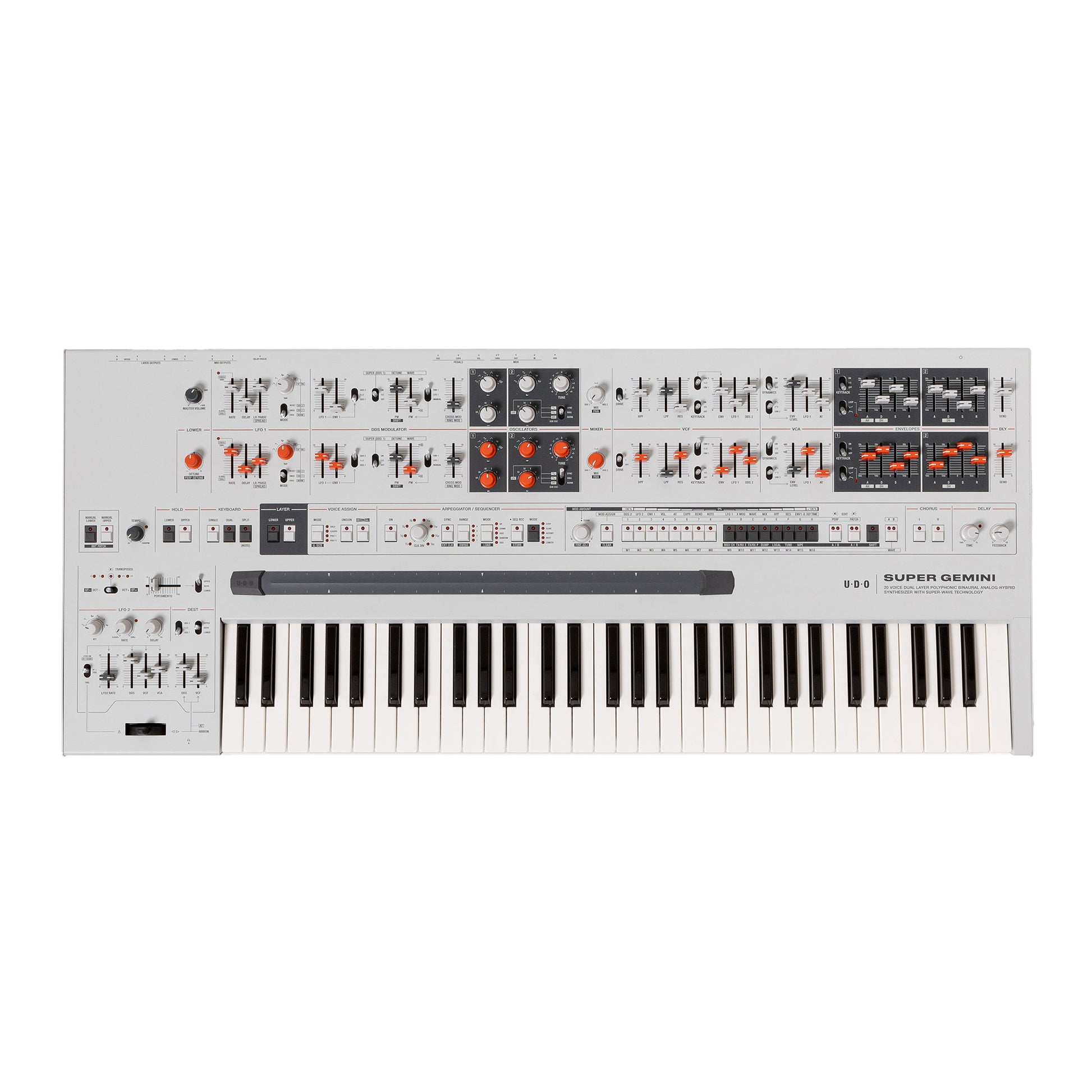 UDO Super Gemini Polyphonic Bi-timbral Analog-Hybrid Synthesizer Keyboards and Synths / Synths / Analog Synths
