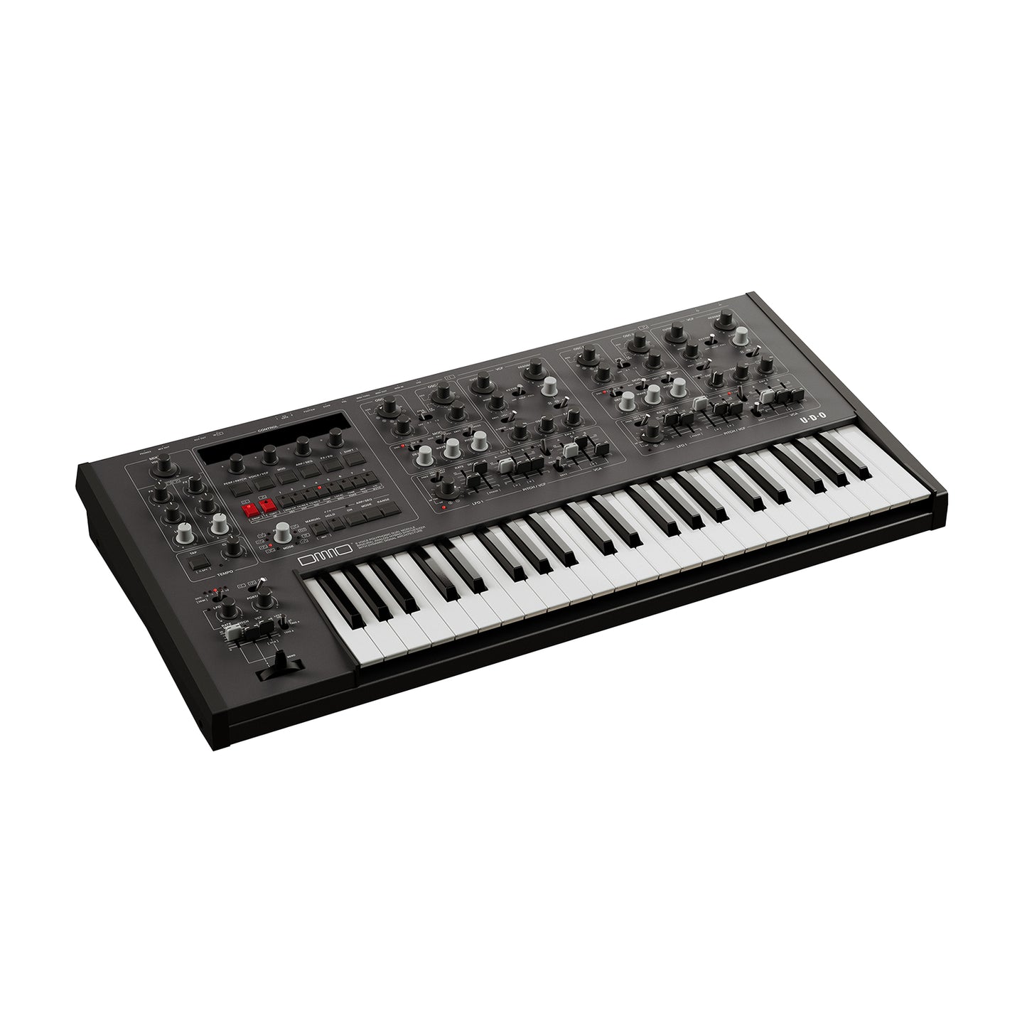 UDO DMNO 8-Voice Polyphonic Dual Module Binaural Analog Hybrid Synthesizer Black Edition Synthesizers
