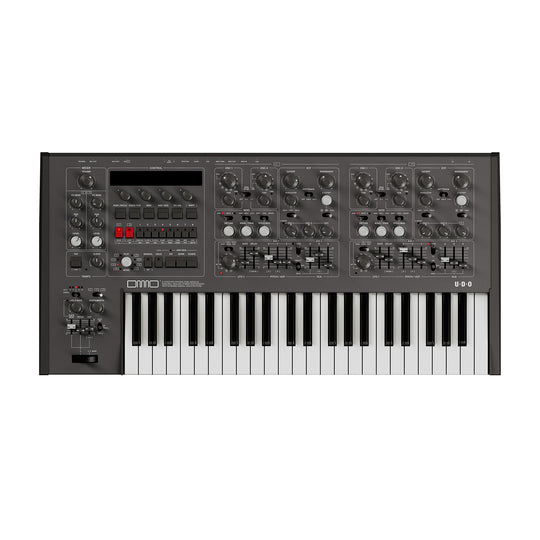 UDO DMNO 8-Voice Polyphonic Dual Module Binaural Analog Hybrid Synthesizer Black Edition Synthesizers
