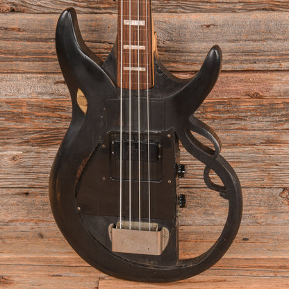 Unbranded Gibder Stash Master Fretless Bass Black 1970s Bass Guitars
