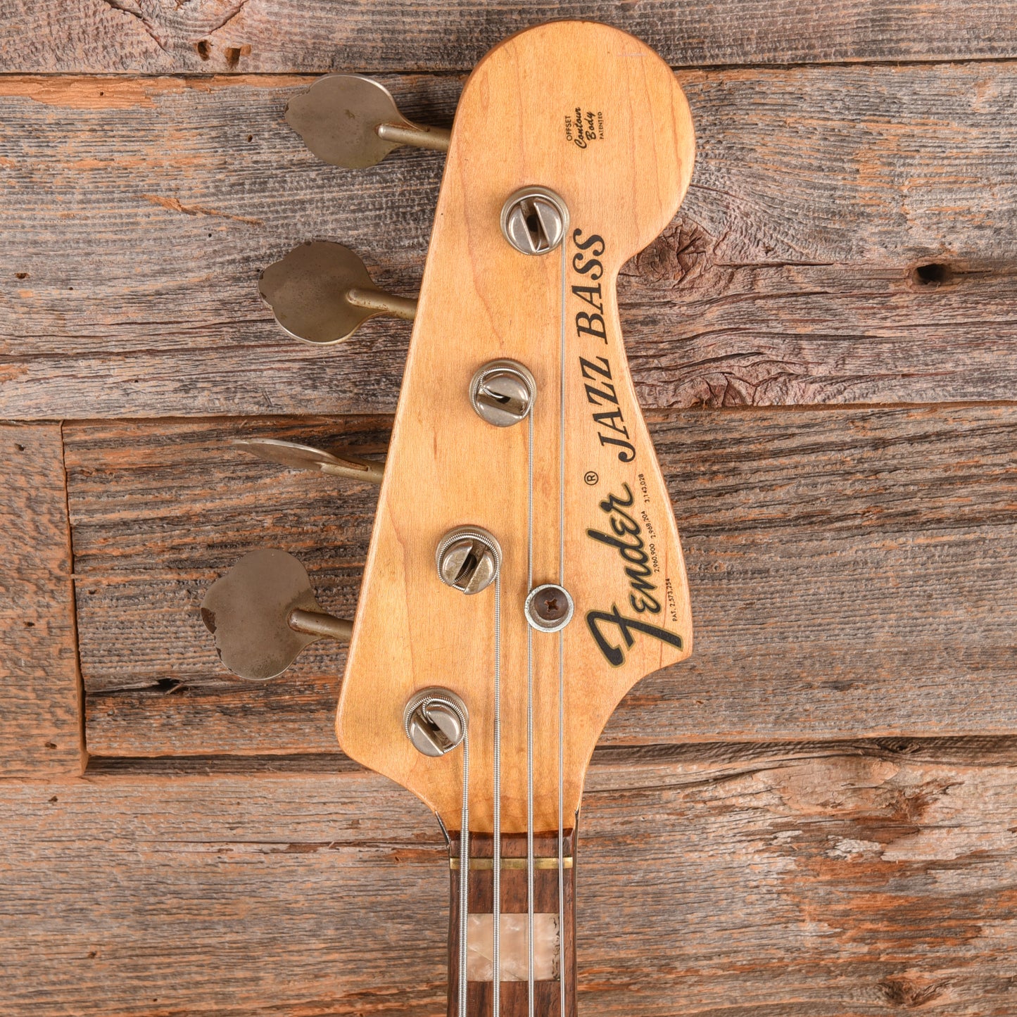 Unbranded Gibder Stash Master Fretless Bass Black 1970s Bass Guitars