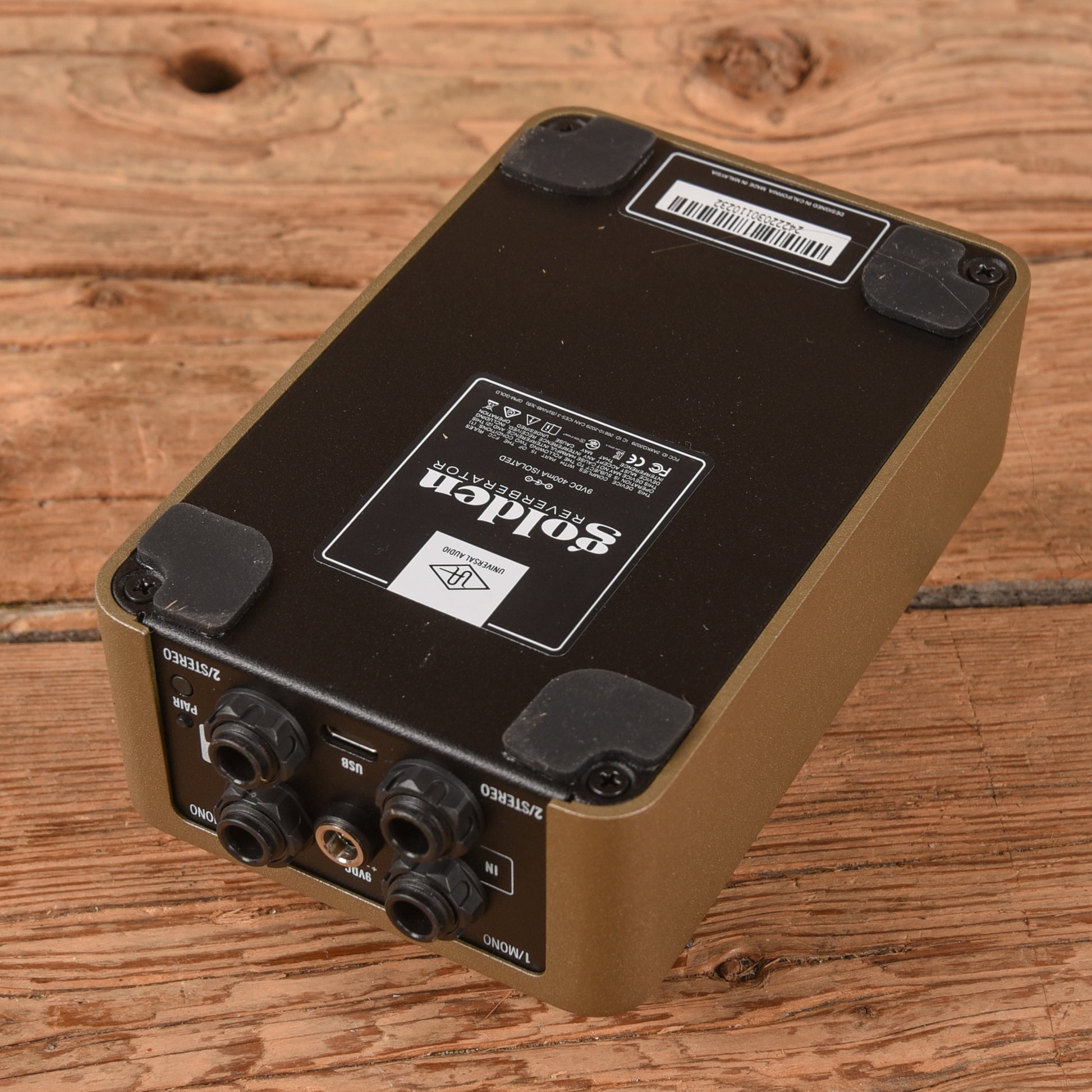 Universal Audio Golden Effect Pedals