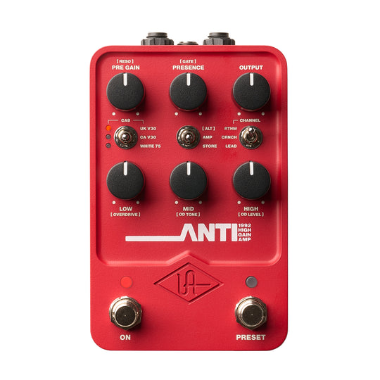 Universal Audio ANTI 1992 High Gain Guitar Amp Pedal Effects and Pedals / Cabinet Simulators