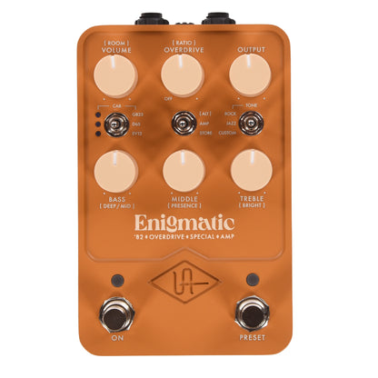 Universal Audio Enigmatic '82 Overdrive Special Amp Pedal Effects and Pedals / Cabinet Simulators