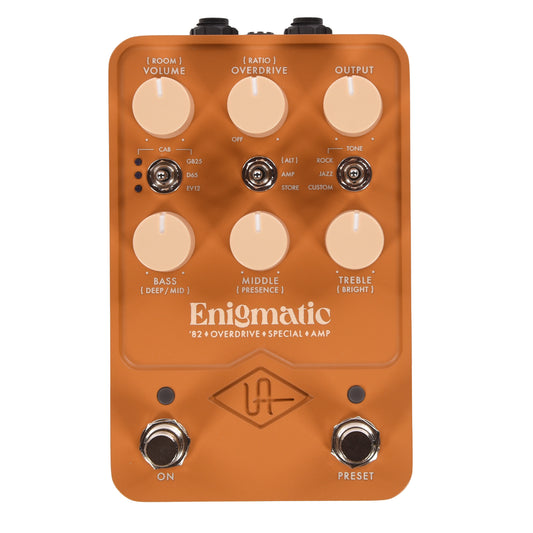 Universal Audio Enigmatic '82 Overdrive Special Amp Pedal Effects and Pedals / Cabinet Simulators