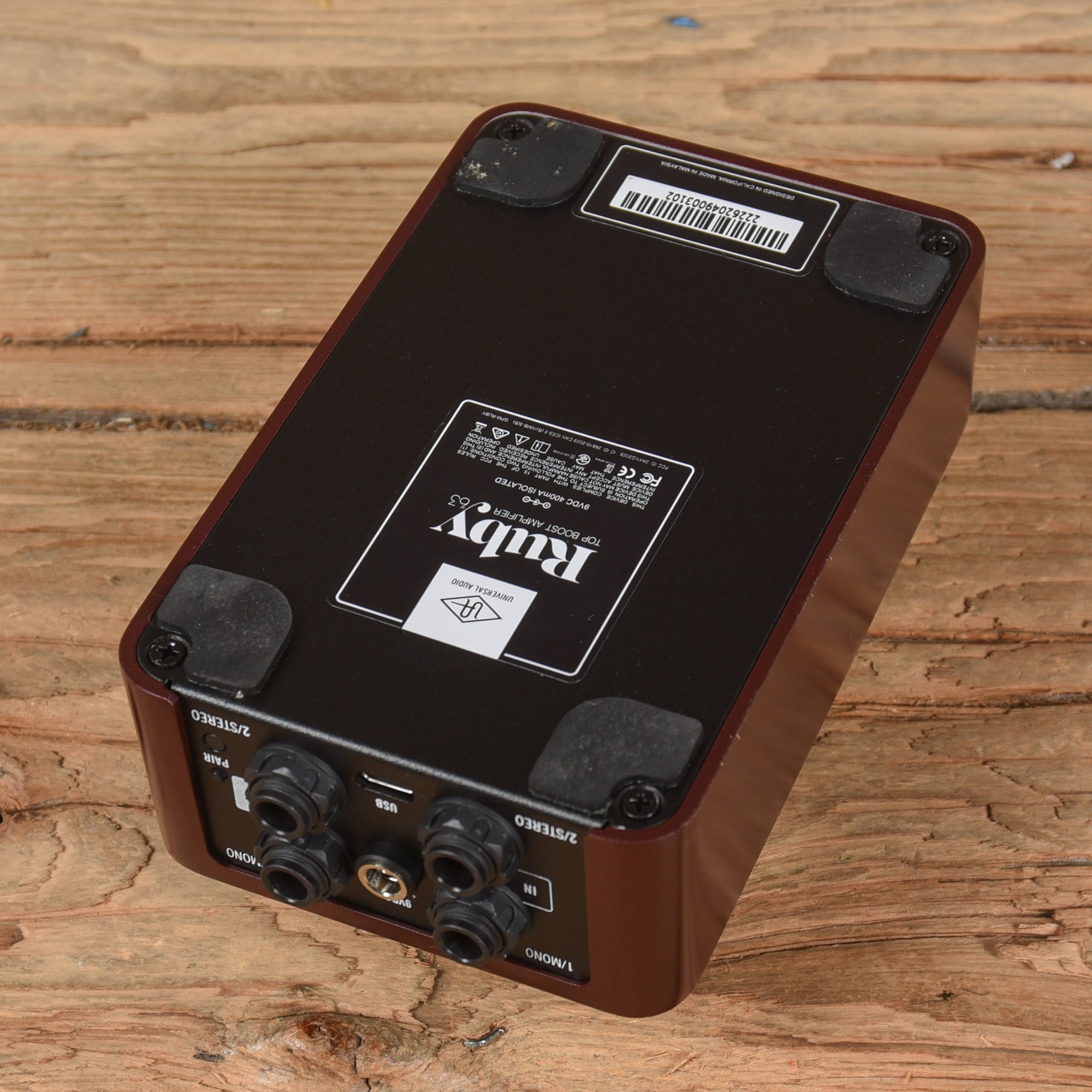 Universal Audio Ruby Effects and Pedals / Overdrive and Boost