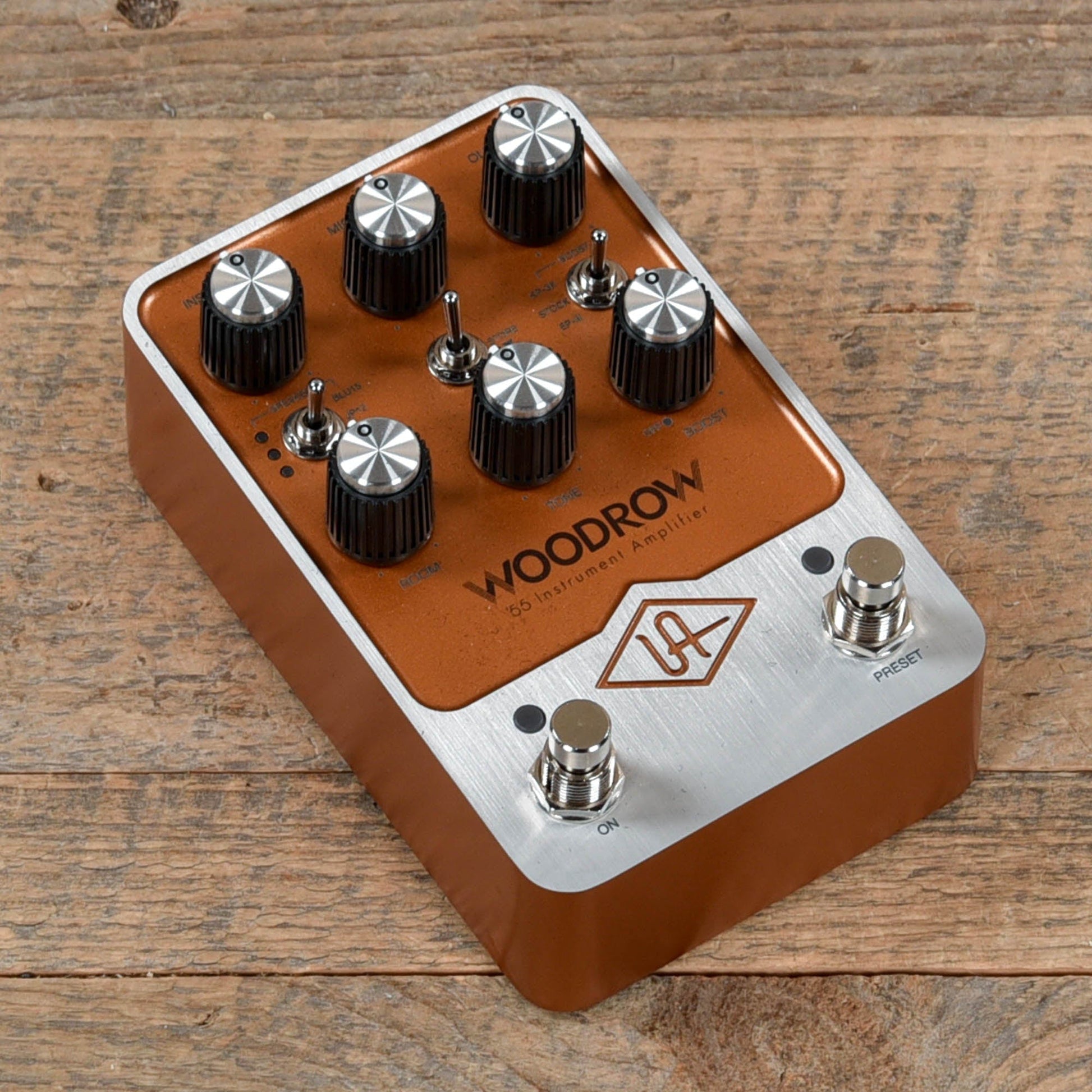 uad pedal amp Universal Audio Woodrow '55 Instrument Amplifier Pedal – Chicago Music Exchange