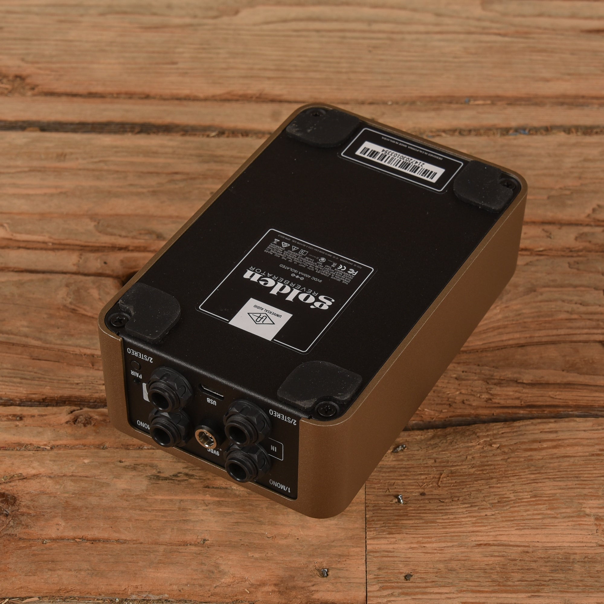 Universal Audio Golden Effects and Pedals / Reverb