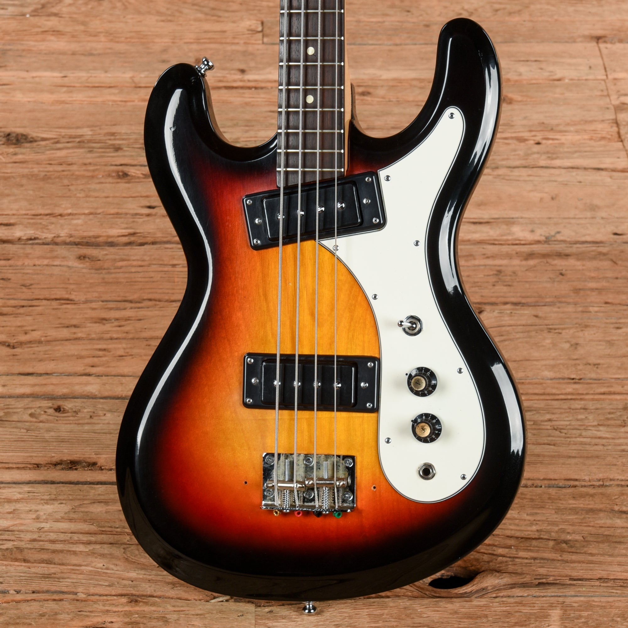 Univox High Flyer Sunburst 1970s Bass Guitars