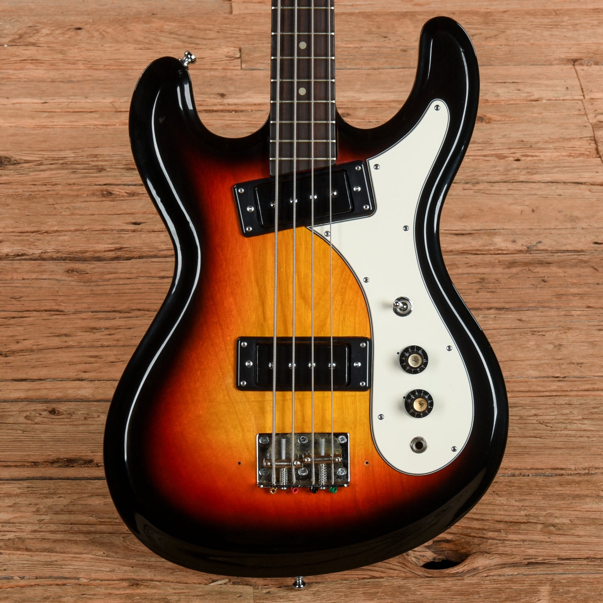 Univox High Flyer Sunburst 1970s Bass Guitars