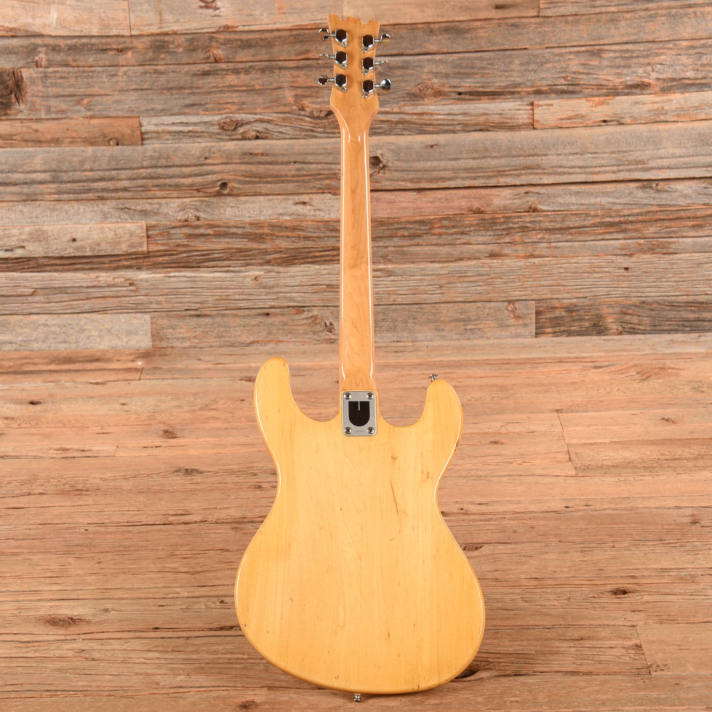 Univox Hi-Flier Phase IV Natural 1970s Electric Guitars / Solid Body