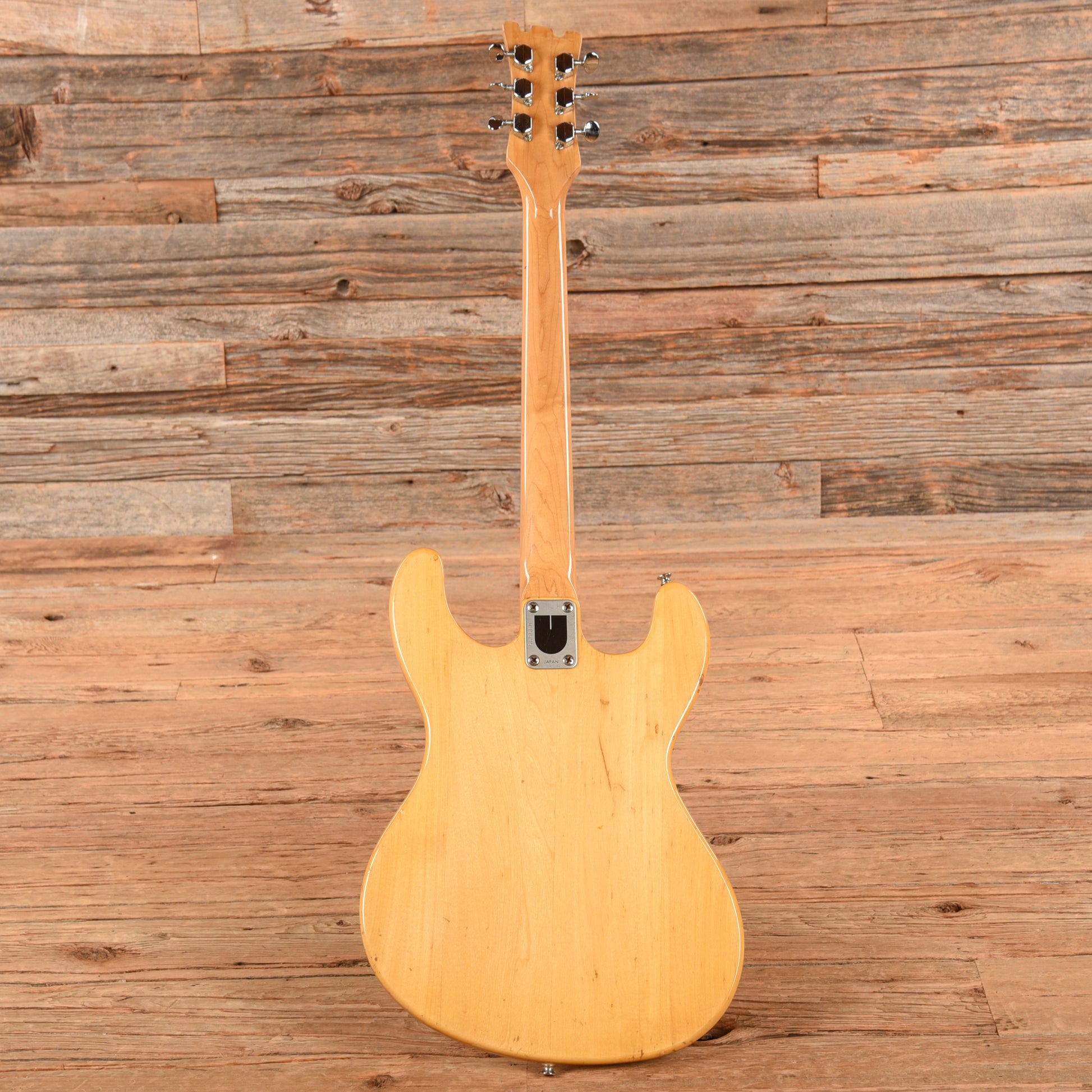 Univox Hi-Flier Phase IV Natural 1970s Electric Guitars / Solid Body