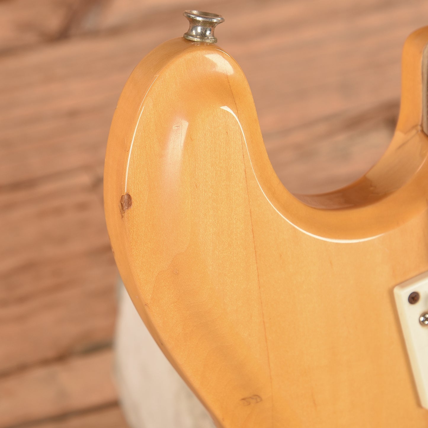 Univox Hi-Flier Phase IV Natural 1970s Electric Guitars / Solid Body