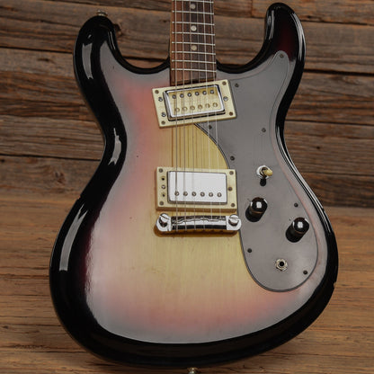 Univox High Flyer Guitar Sunburst 1970s Electric Guitars / Solid Body
