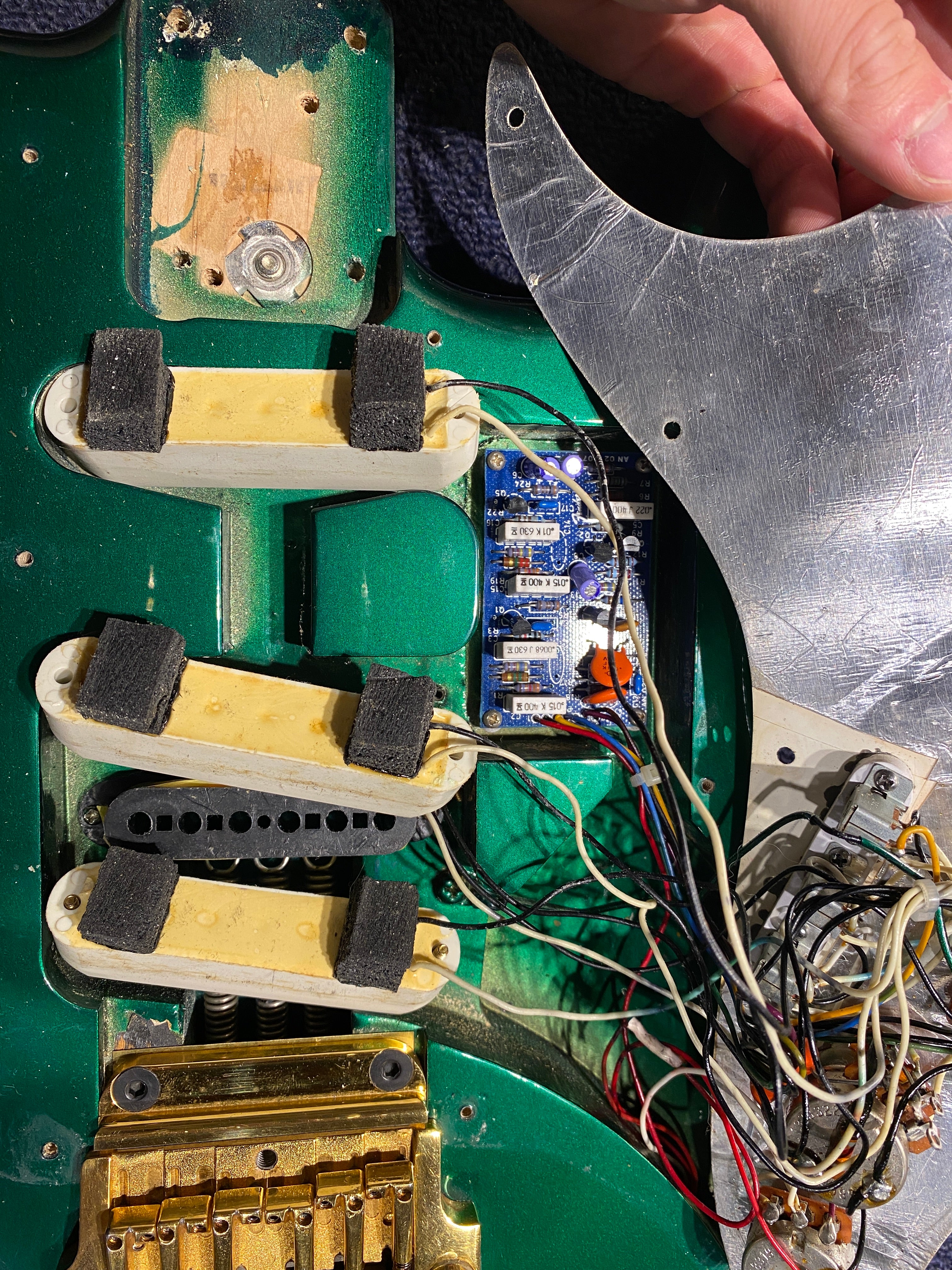 Fender Gold Elite Stratocaster Candy Apple Green 1983