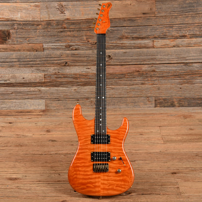 Valley Arts Custom Pro Amber Quilt 2003 Electric Guitars / Solid Body