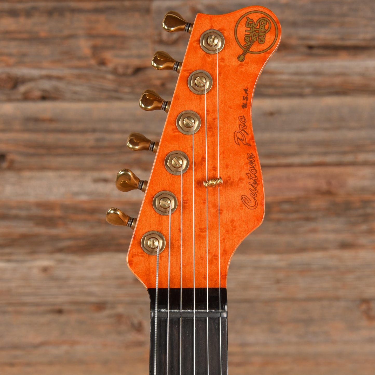 Valley Arts Custom Pro Amber Quilt 2003 Electric Guitars / Solid Body