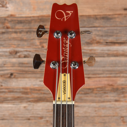 Vantage VS600B Red 1970s Bass Guitars / 4-String