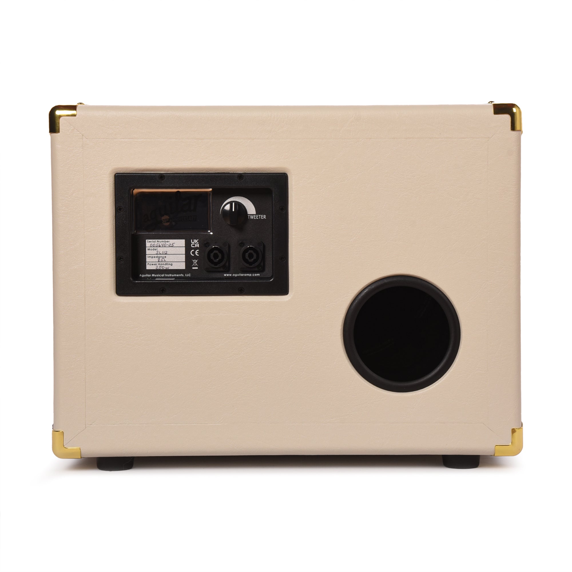 Aguilar 30th Anniversary Super Light SL112 1x12 Bass Amp Cabinet Pearl/Gold