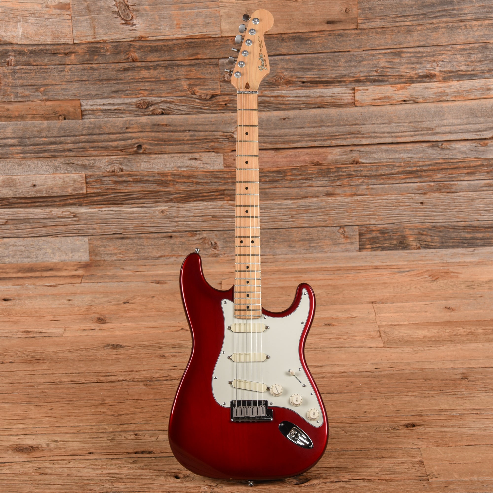 Fender Stratocaster Plus Neck with Unknown Fender Body Crimson Burst