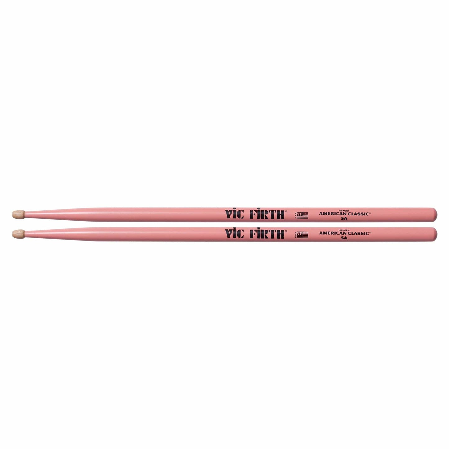 Vic Firth American Classic Pink 5A Wood Tip Drum Sticks Drums and Percussion / Parts and Accessories / Drum Sticks and Mallets