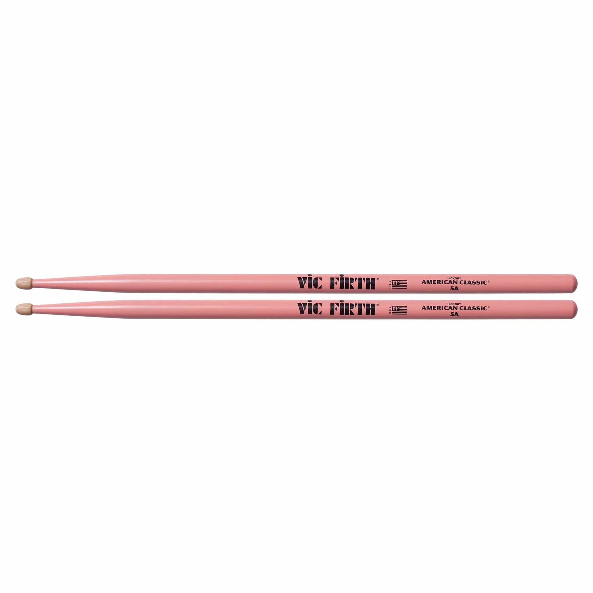 Vic Firth American Classic Pink 5A Wood Tip Drum Sticks Drums and Percussion / Parts and Accessories / Drum Sticks and Mallets