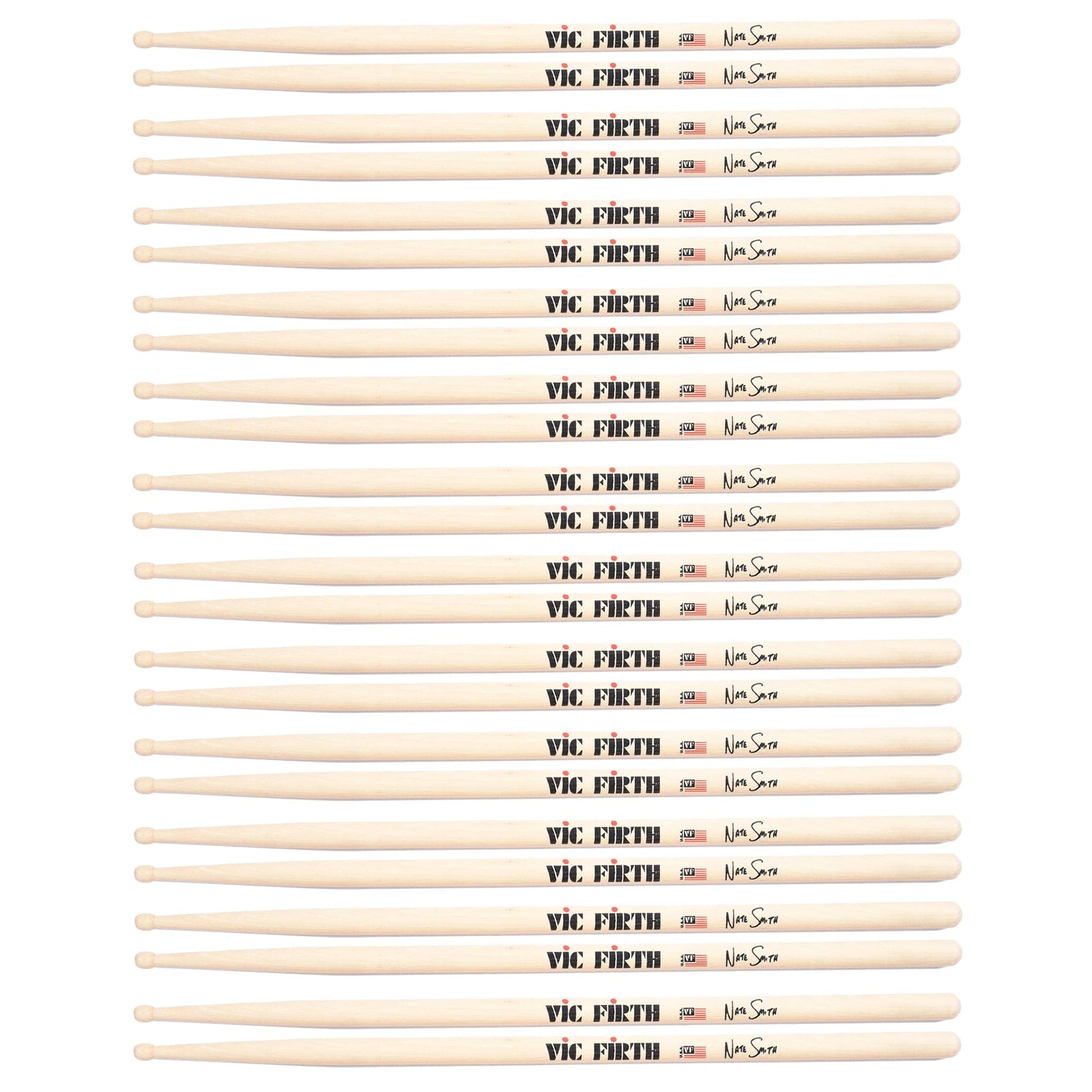 Vic Firth Nate Smith Signature Drum Sticks 12 Pack Bundle Drums and Percussion / Parts and Accessories / Drum Sticks and Mallets
