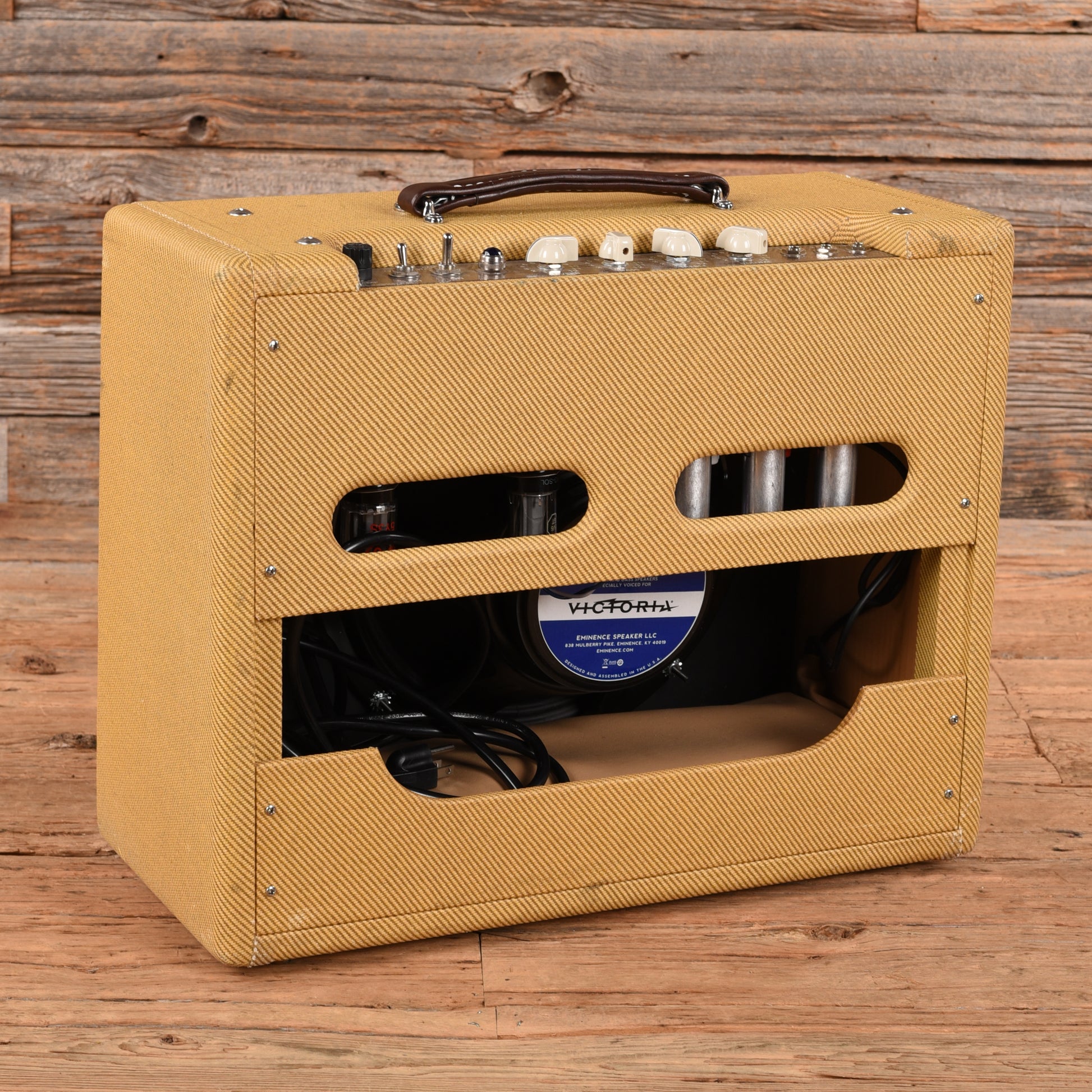 Victoria Vicky Verb Jr. Tweed Tweed Amplifiers