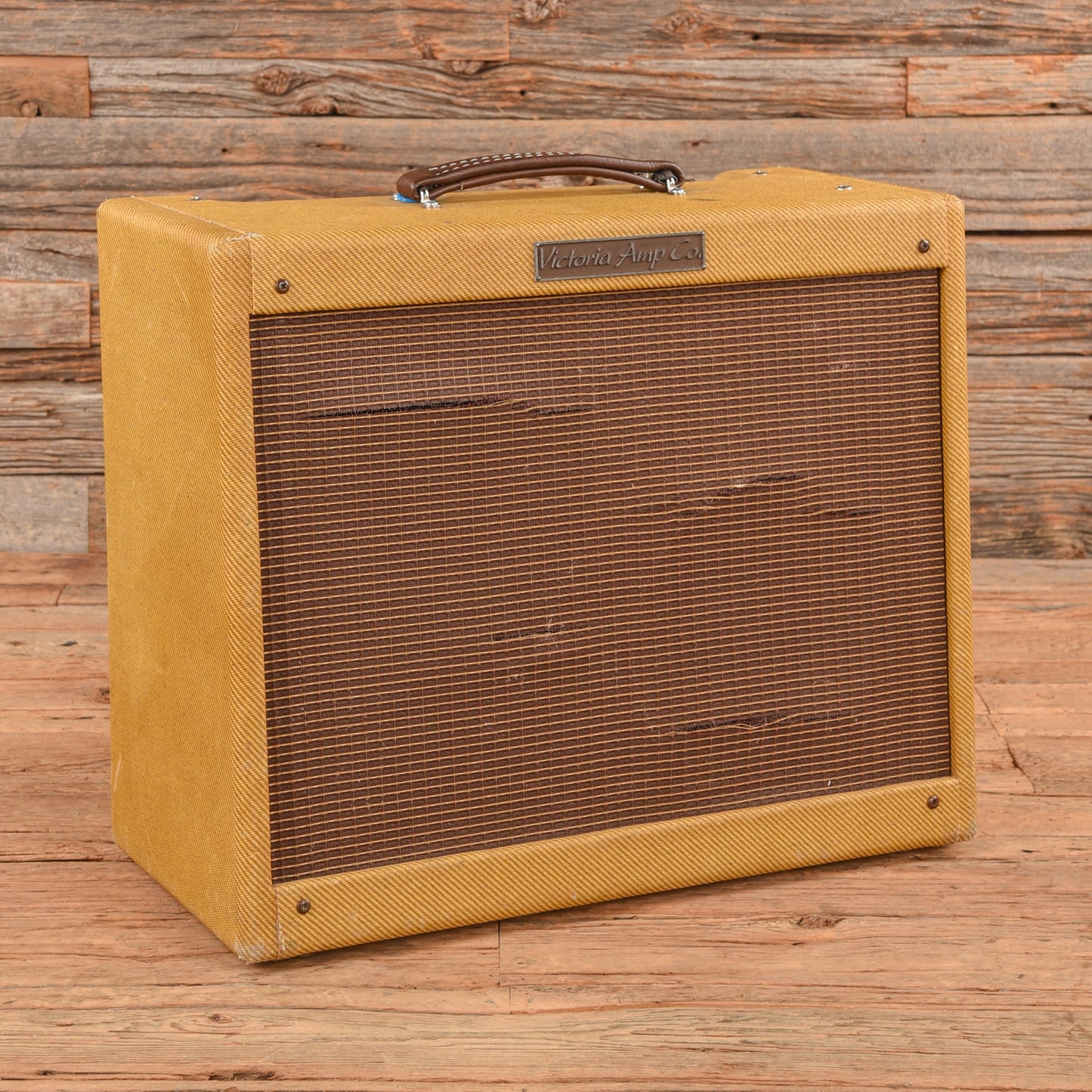 Victoria 35210 Tweed w/Schroeder Amplification 2110 Speakers Amps / Guitar Amps / Guitar Combos