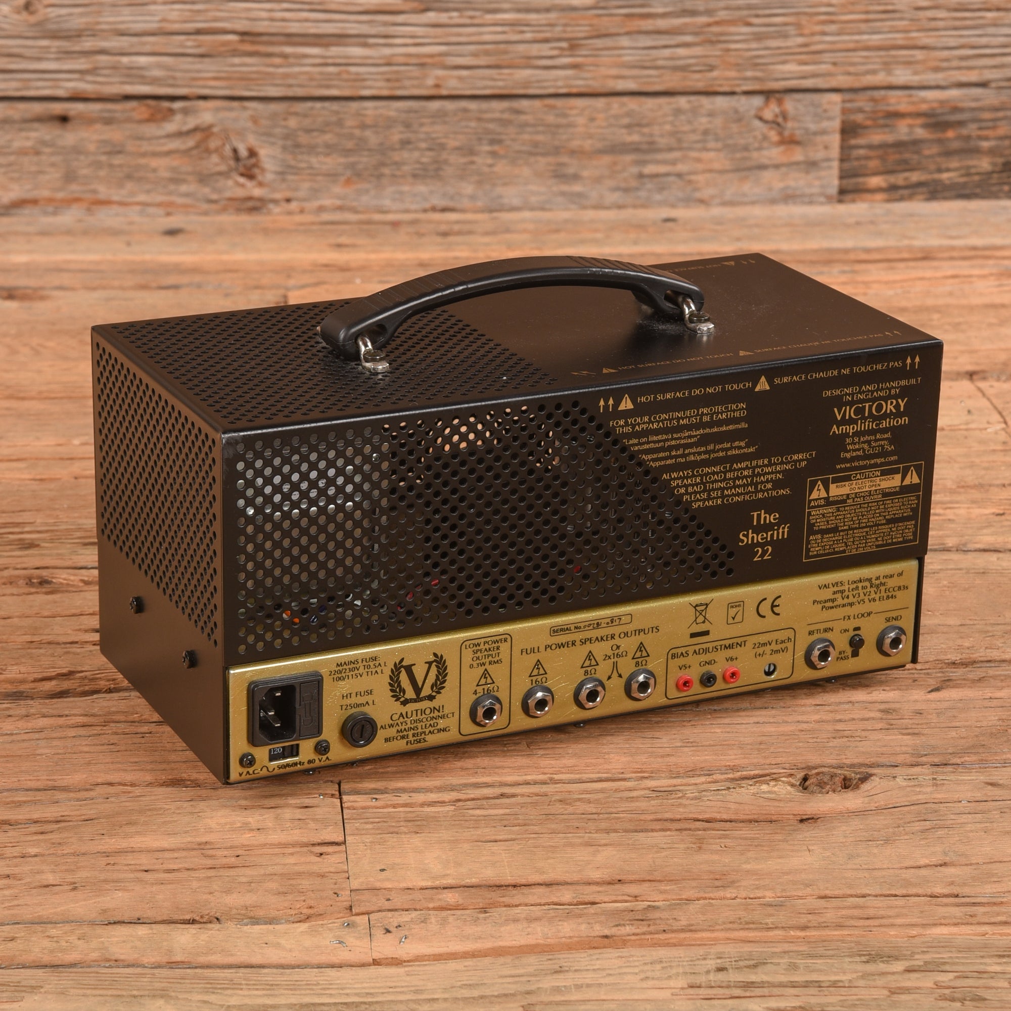 Victory The Sheriff 22 Compact Series 2-Channel 22-Watt Guitar Amp Head Amplifiers