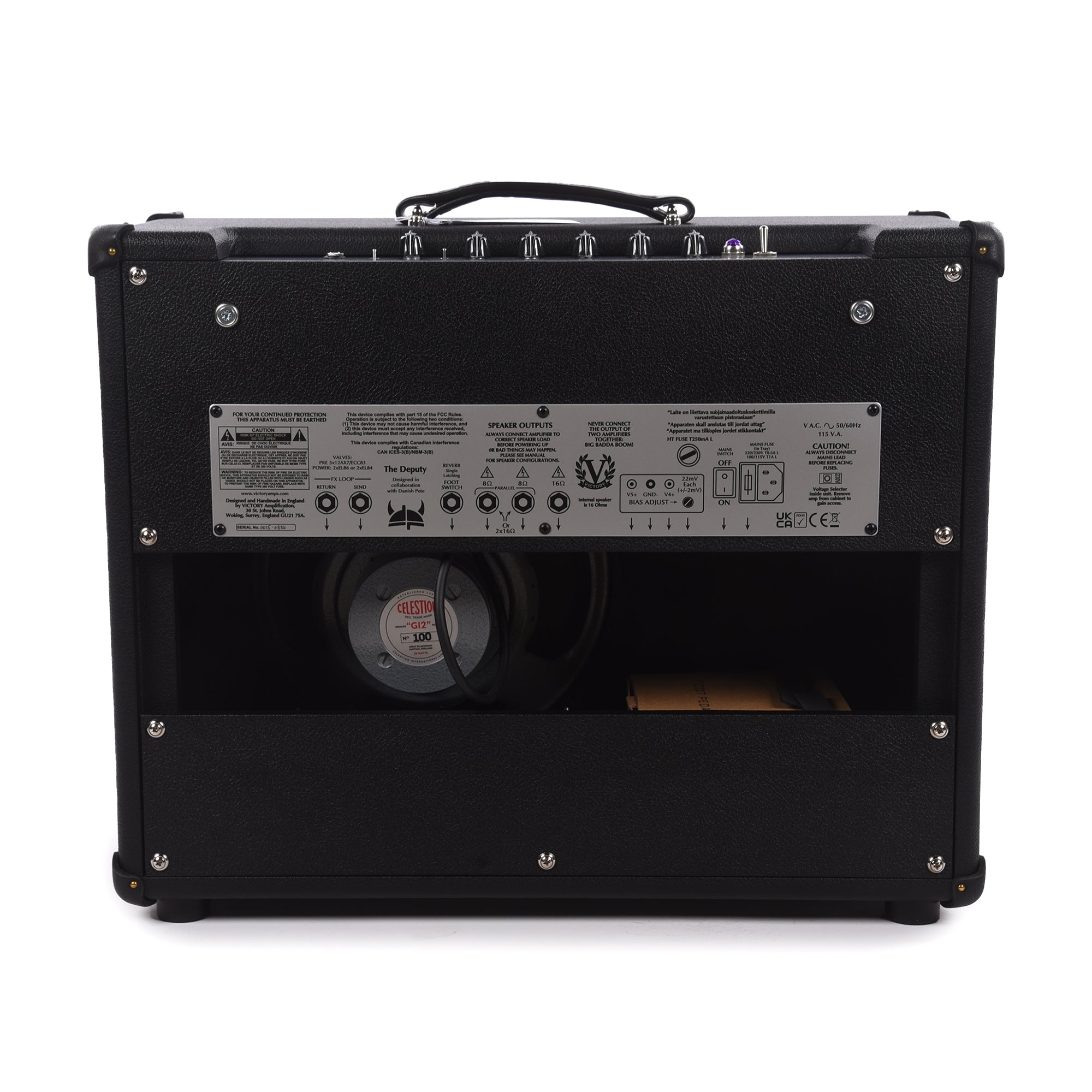 Victory Deputy 25 1x12 Combo Limited Edition w/ Celestion 100 Black Amps / Bass Amps / Bass Combos