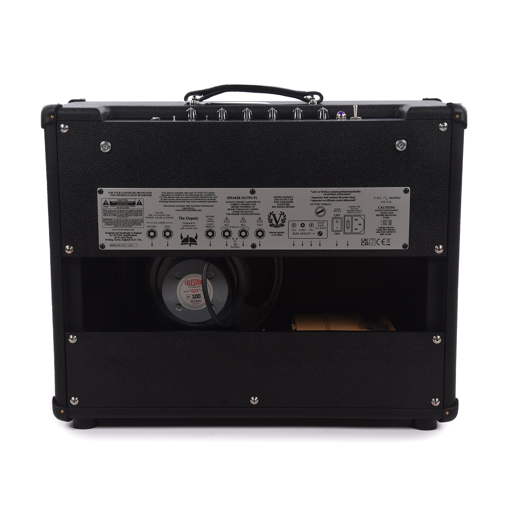 Victory Deputy 25 1x12 Combo Limited Edition w/ Celestion 100 Black Amps / Bass Amps / Bass Combos