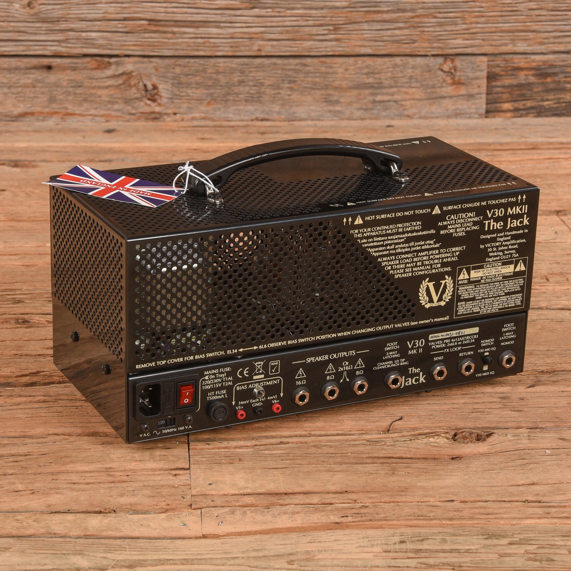Victory V30 MK II The Jack 2-Channel 42-Watt Guitar Amp Head Amps / Guitar Amps / Guitar Cabinets