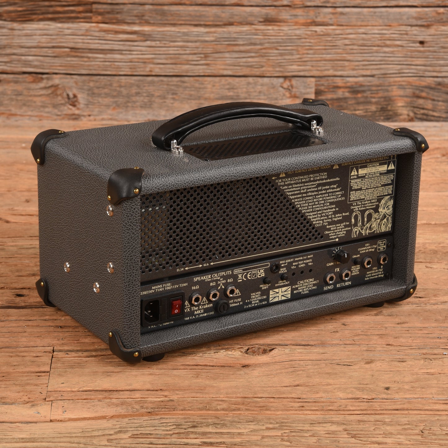 Victory VX The Kraken MKII Compact 2-Channel 50-Watt Guitar Amp Head Amps / Guitar Amps / Guitar Cabinets