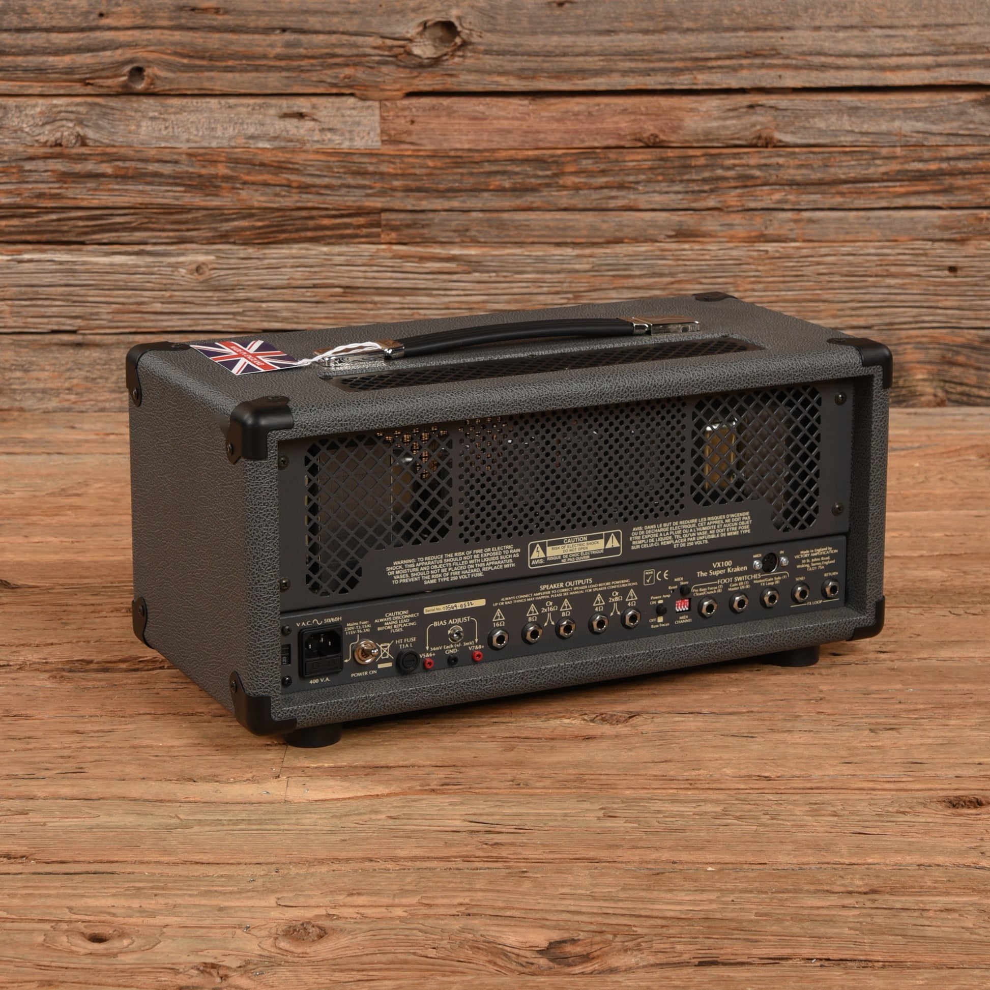 Victory VX100 The Super Kraken Heritage Series 2-Channel 100-Watt Guitar Amp Head Amps / Guitar Amps / Guitar Cabinets