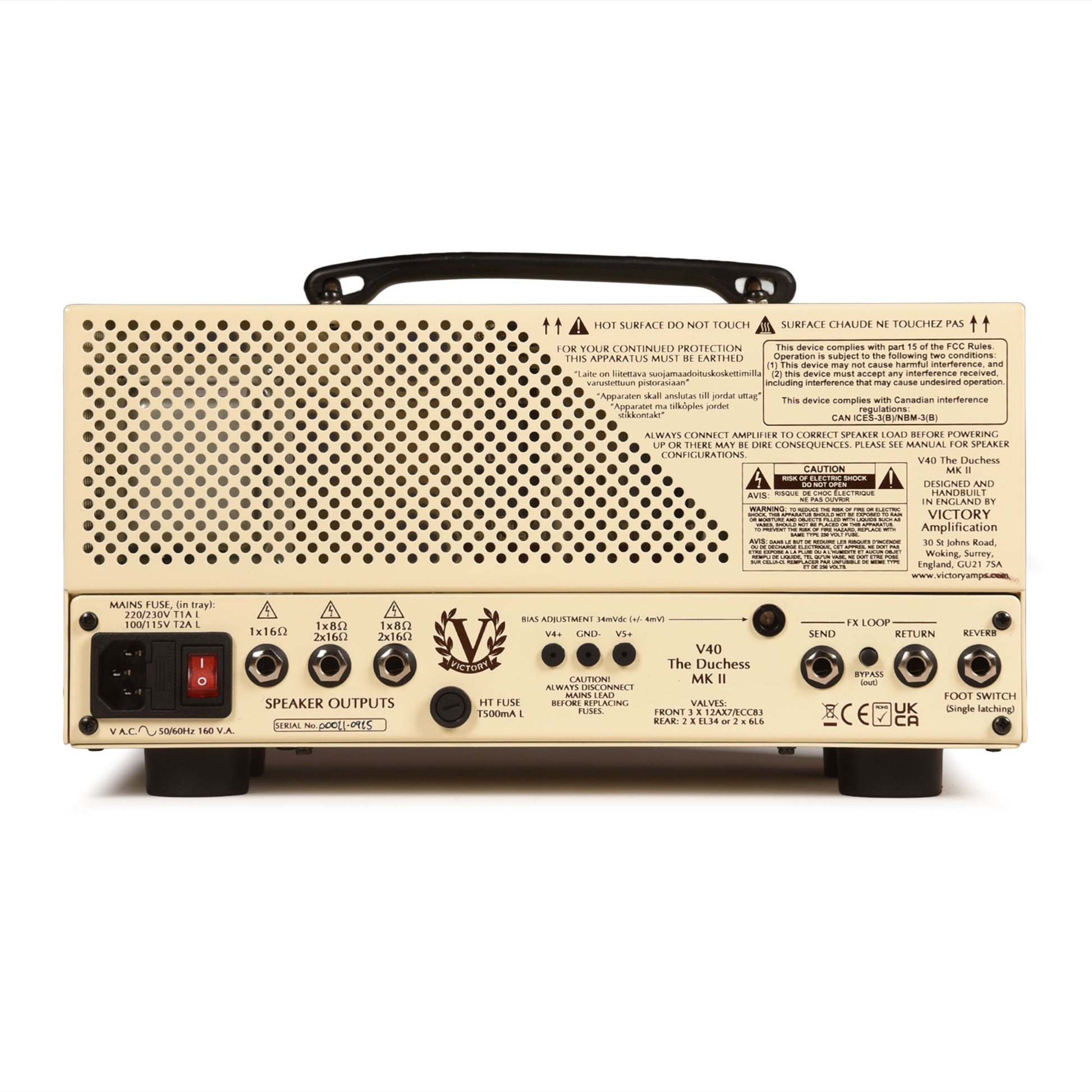 Victory The Duchess V40MkII Lunchbox Head Amps / Guitar Amps / Guitar Heads
