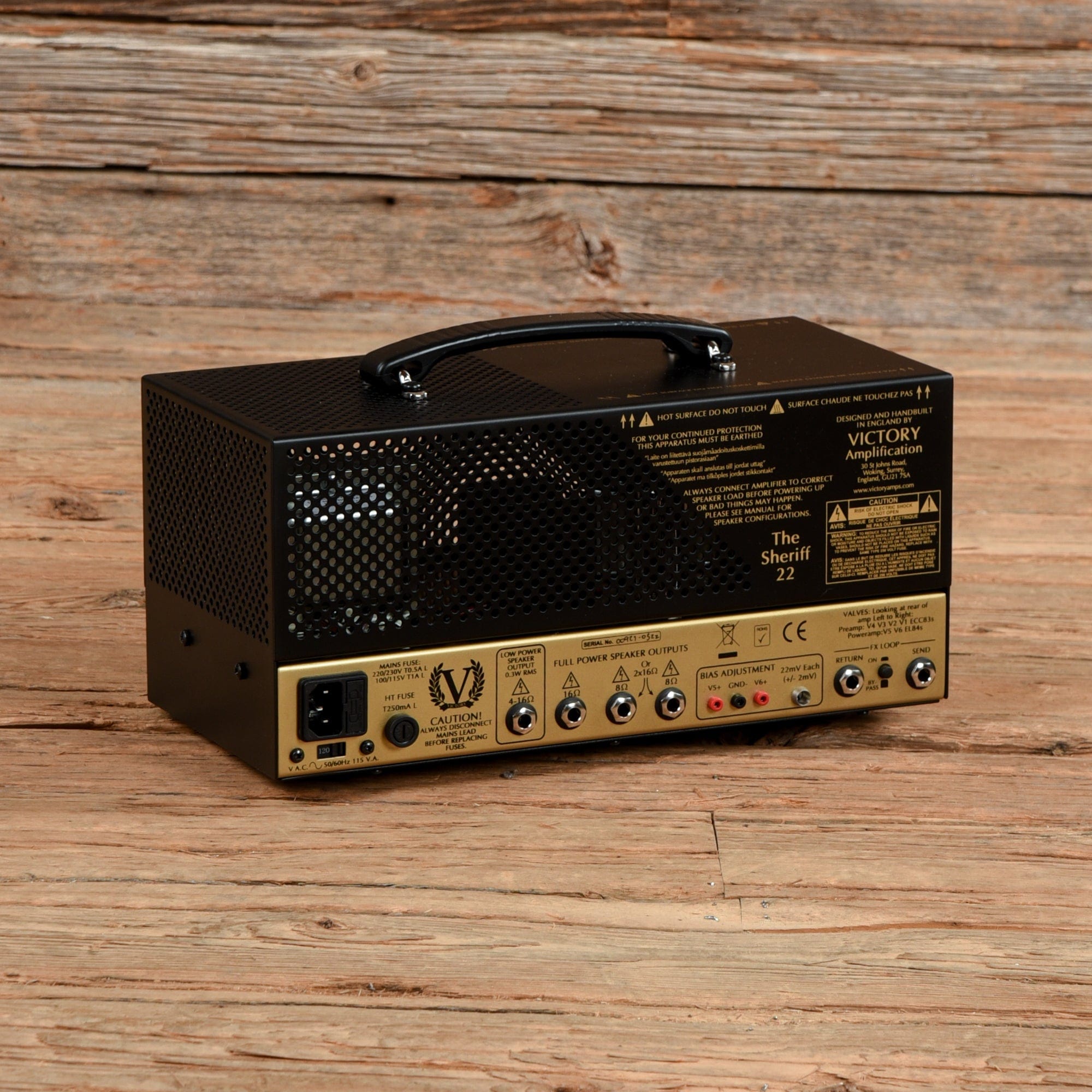 Victory The Sheriff 22 Compact Series 2-Channel 22-Watt Guitar Amp Head Amps / Guitar Cabinets