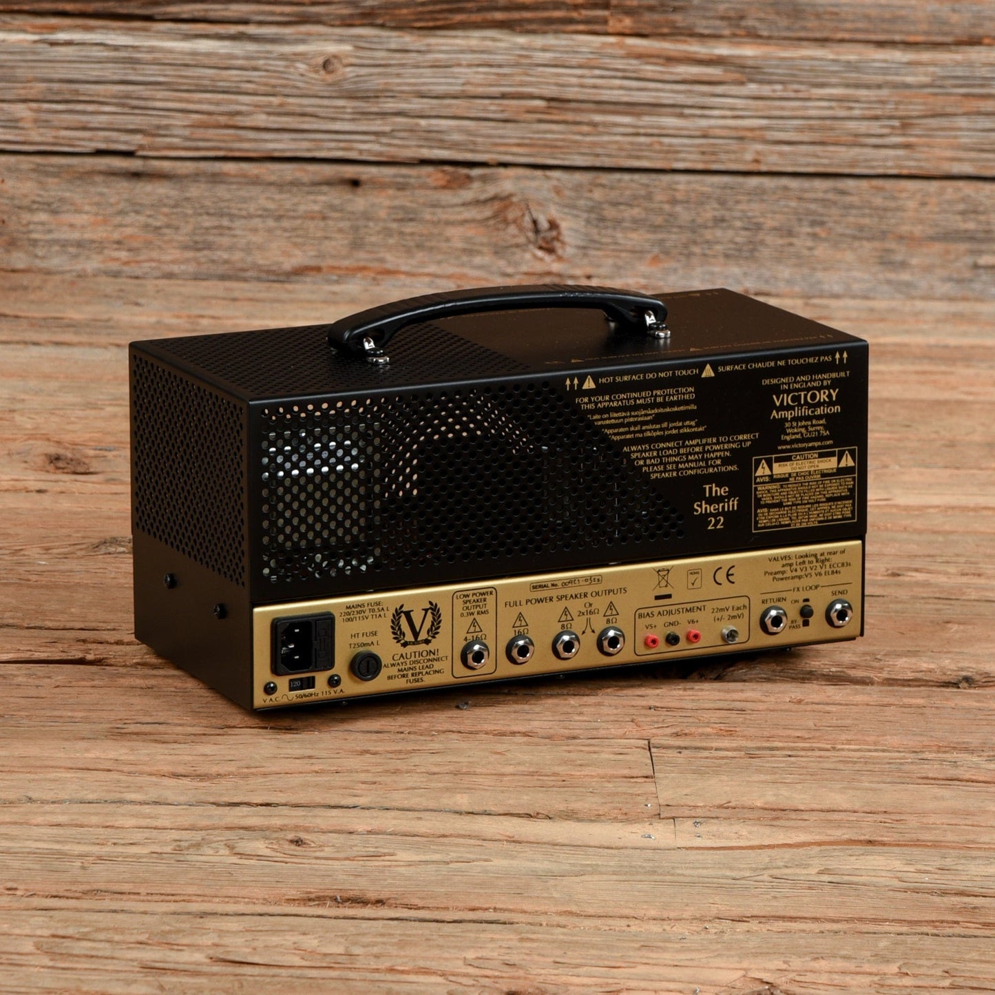 Victory The Sheriff 22 Compact Series 2-Channel 22-Watt Guitar Amp Head Amps / Guitar Cabinets