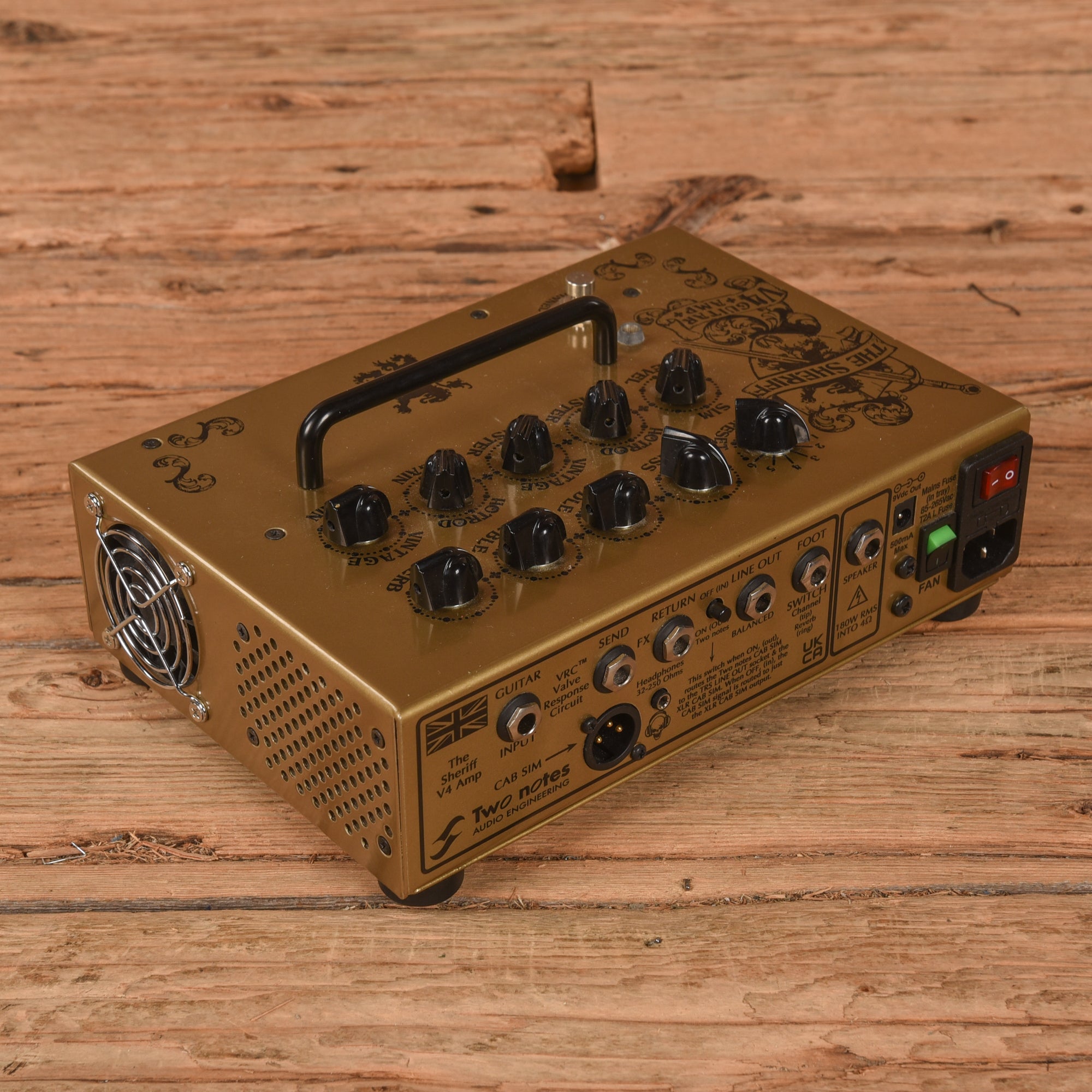 Victory V4 The Sheriff 2-Channel 180-Watt Hybrid Guitar Amp Pedal Effect Pedals