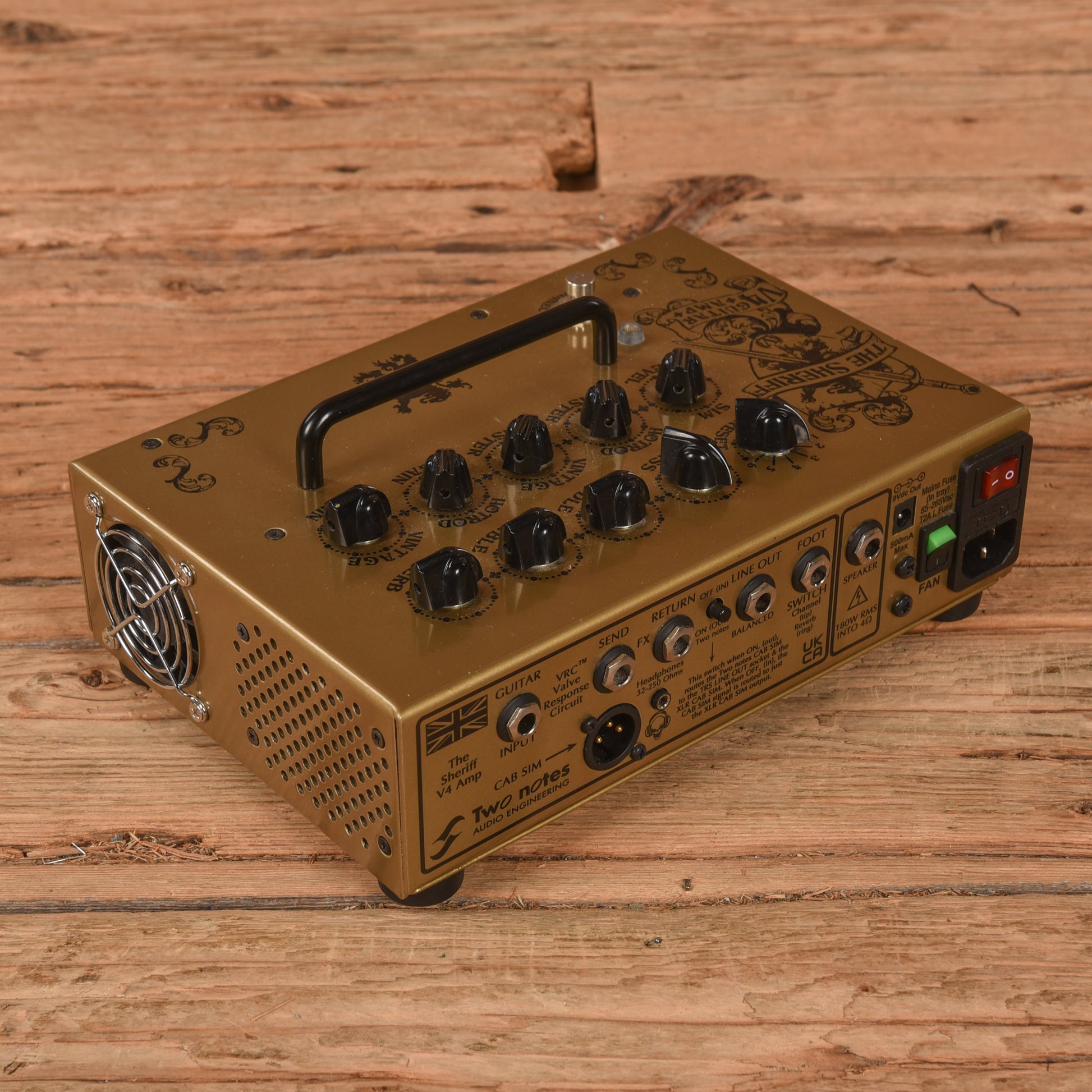 Victory V4 The Sheriff 2-Channel 180-Watt Hybrid Guitar Amp Pedal Effect Pedals