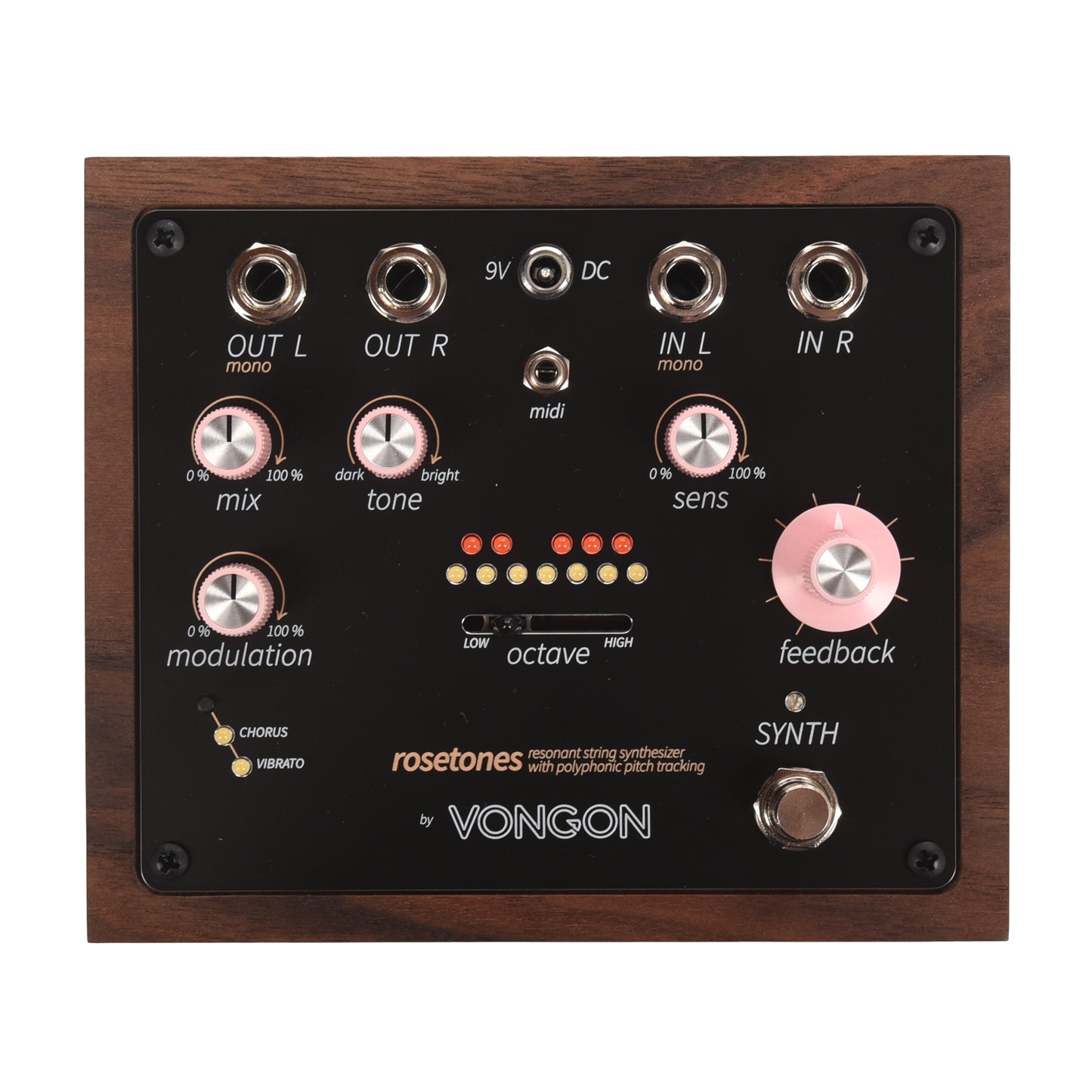 Vongon Rosetones Resonant String Synthesizer Effects Pedal