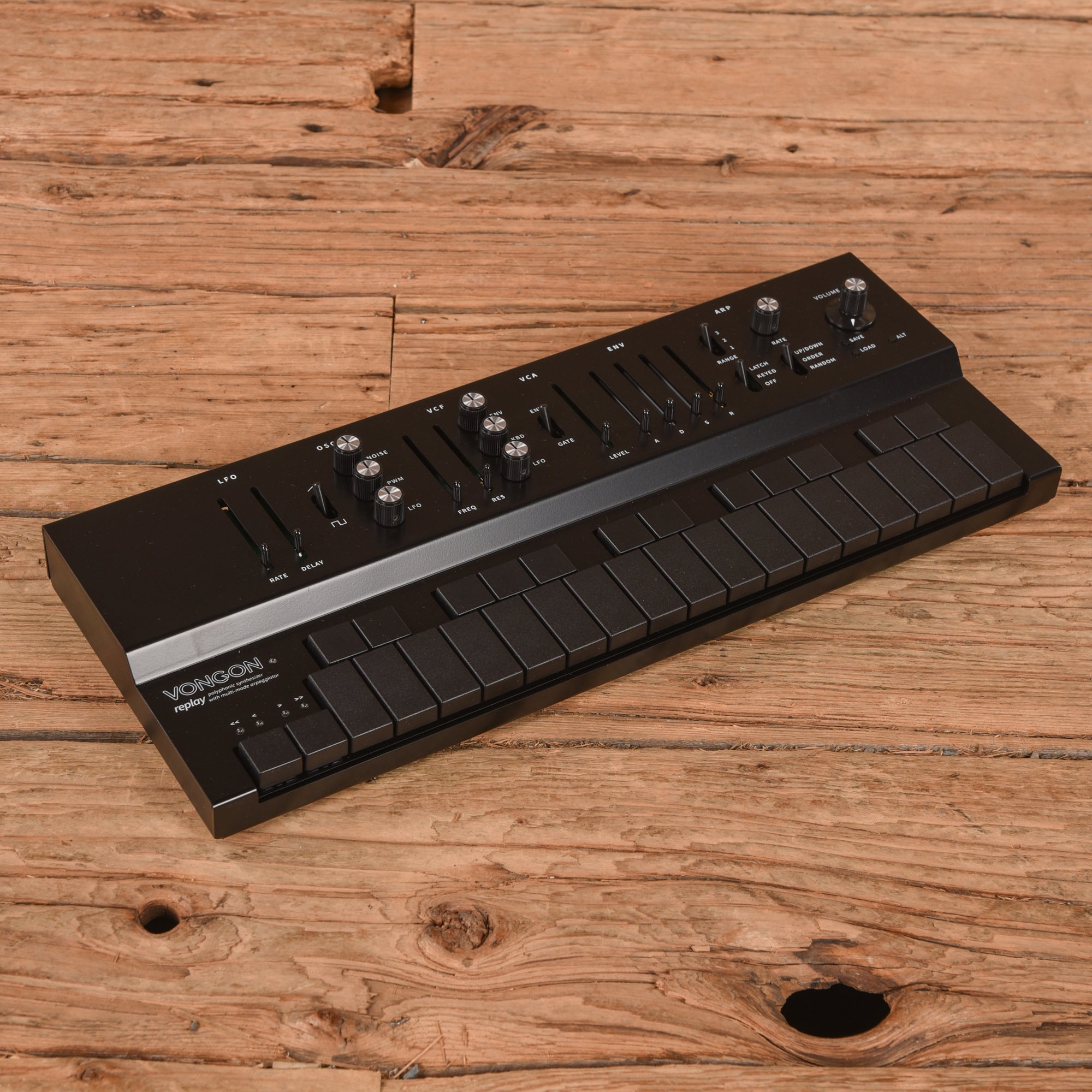 Vongon Replay 6-Voice Virtual Analog Synthesizer Black Keyboards and Synths / Synths / Desktop Synths