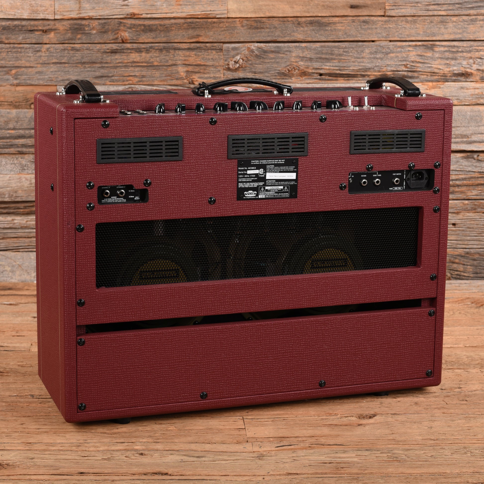 Vox AC30C2 2-Channel 30-Watt 2x12" Guitar Combo Amp Amplifiers