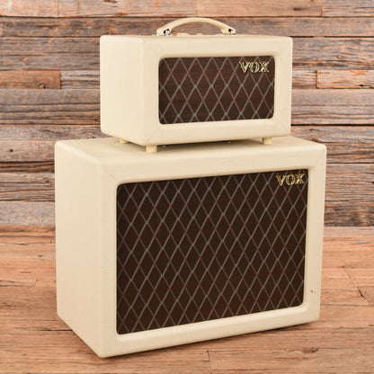 Vox AC4TVH 4-Watt 1x12" Mini Guitar Amp Half Stack with V112TV Cabinet Amplifiers