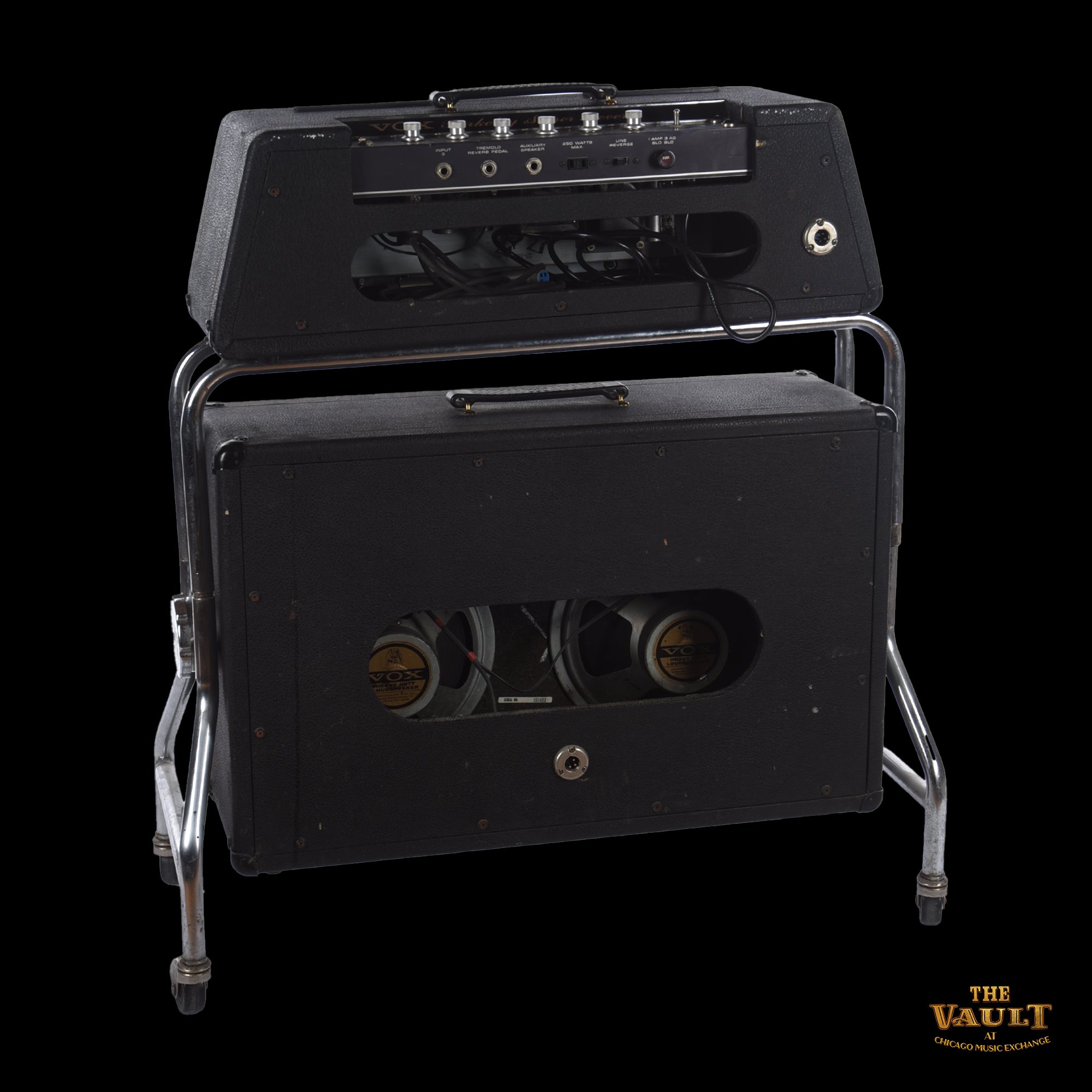 Vox Berkely Super Reverb Head and Cabinet on Trolley  1960s Amps / Guitar Amps / Guitar Amp Stacks