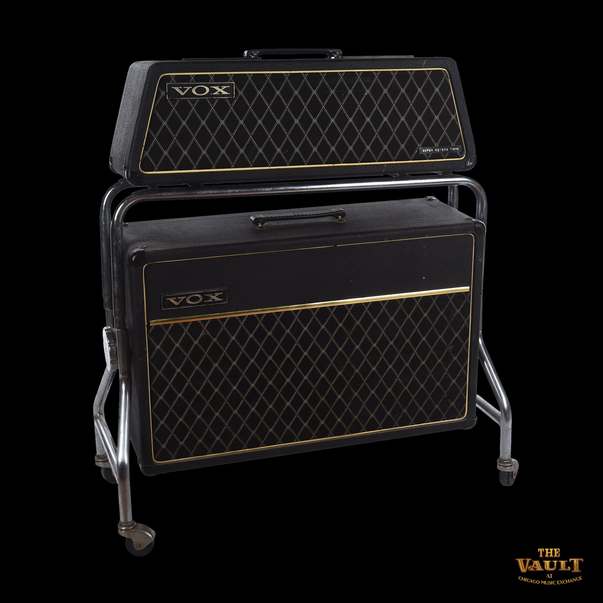 Vox Berkely Super Reverb Head and Cabinet on Trolley  1960s Amps / Guitar Amps / Guitar Amp Stacks