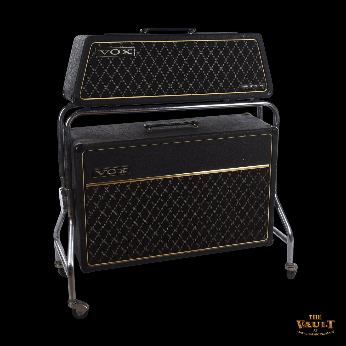 Vox Berkely Super Reverb Head and Cabinet on Trolley  1960s Amps / Guitar Amps / Guitar Amp Stacks